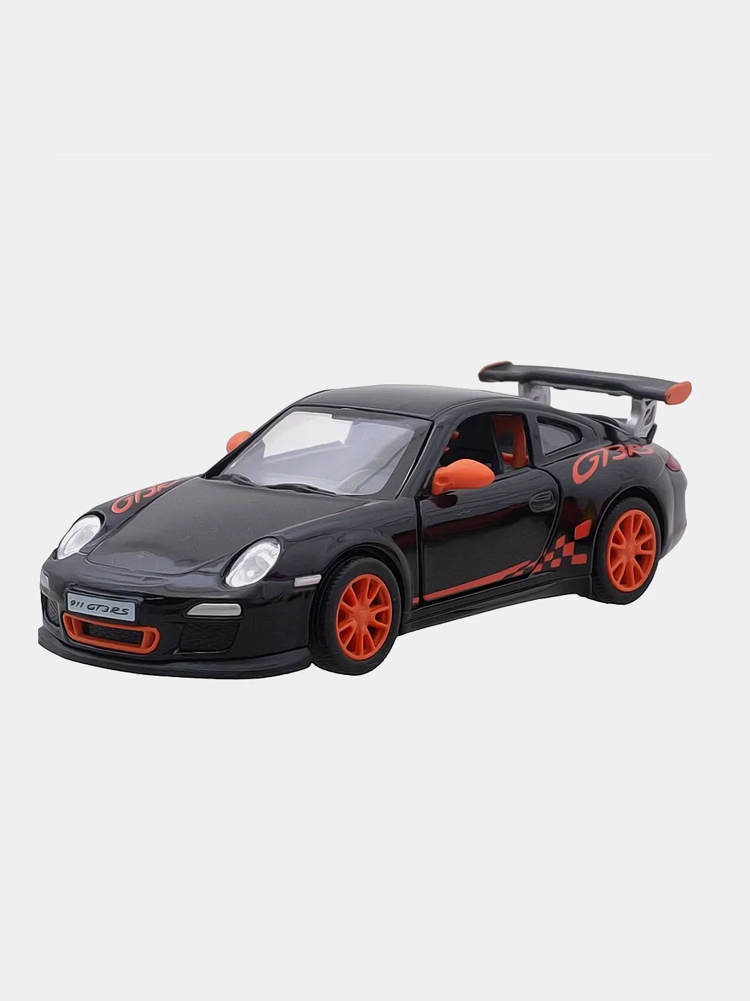 Черный машинка металлическая инерционная/2010 Porsche 911 GT3 RS KT5352D 1:32 /Kinsmart/