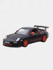 Черный машинка металлическая инерционная/2010 Porsche 911 GT3 RS KT5352D 1:32 /Kinsmart/