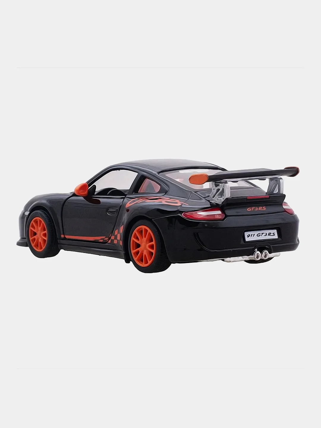 Черный машинка металлическая инерционная/2010 Porsche 911 GT3 RS KT5352D 1:32 /Kinsmart/