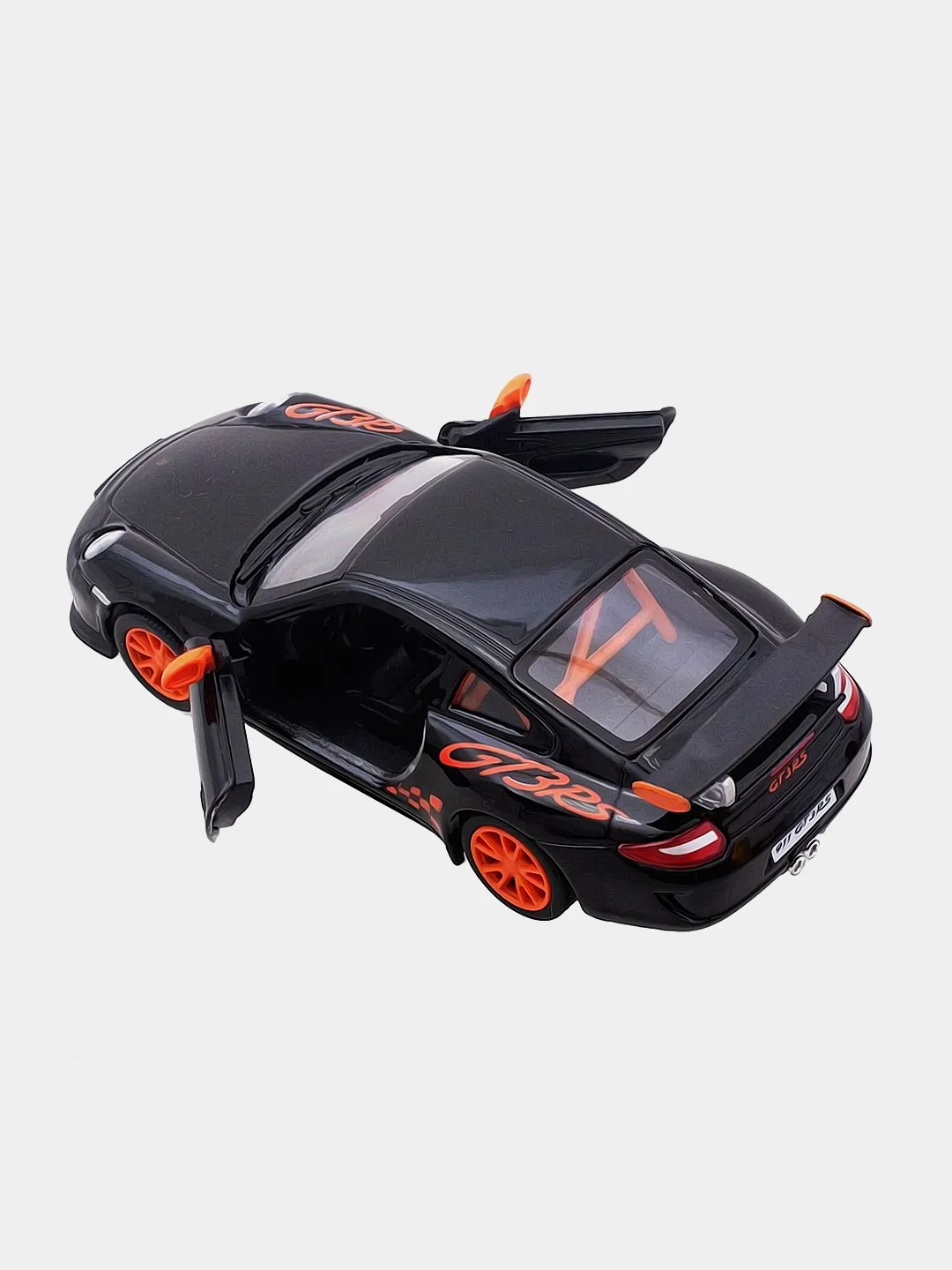 Черный машинка металлическая инерционная/2010 Porsche 911 GT3 RS KT5352D 1:32 /Kinsmart/