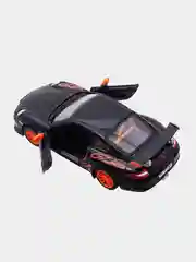 Черный машинка металлическая инерционная/2010 Porsche 911 GT3 RS KT5352D 1:32 /Kinsmart/