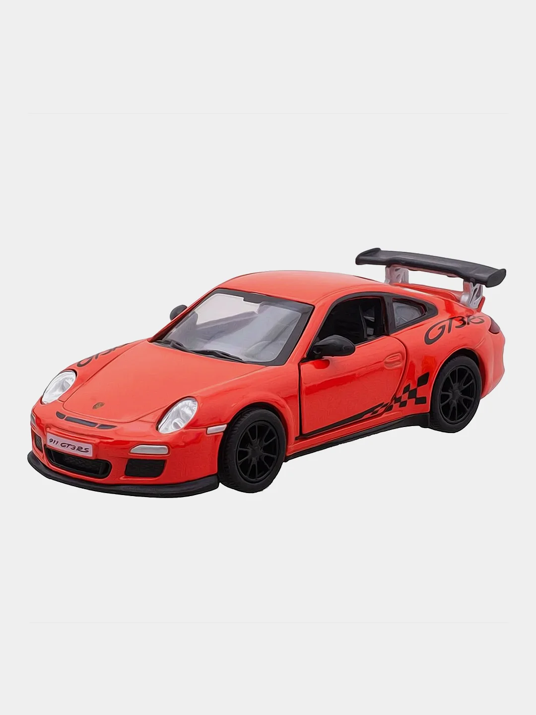 Оранжевый машинка металлическая инерционная/2010 Porsche 911 GT3 RS KT5352D 1:32 /Kinsmart/