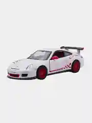 Белый машинка металлическая инерционная/2010 Porsche 911 GT3 RS KT5352D 1:32 /Kinsmart/