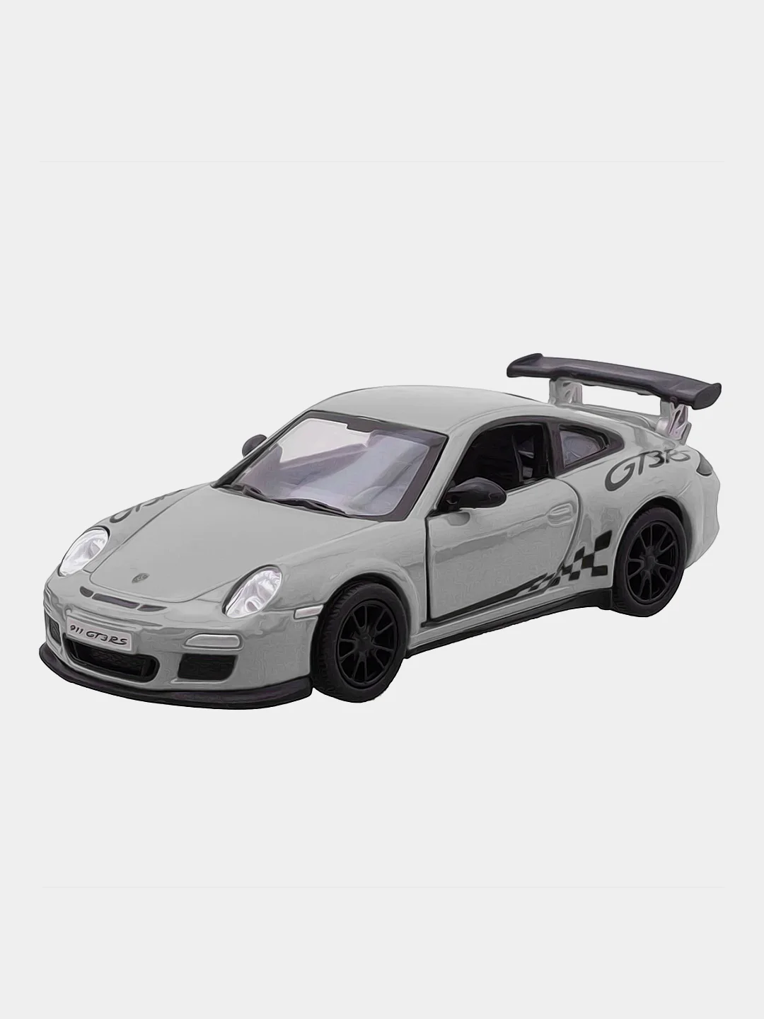Серый металлик машинка металлическая инерционная/2010 Porsche 911 GT3 RS KT5352D 1:32 /Kinsmart/
