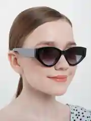 Серый очки солнцезащитные женские, имиджевые, UV400