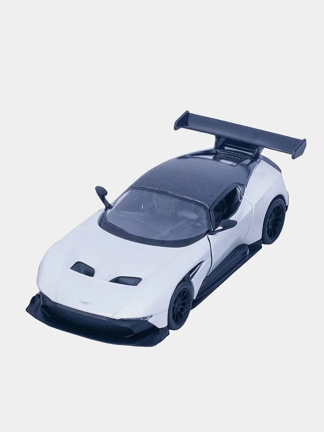 Серый меланж машинка металлическая инерционная Aston Martin Vulcan  KT5407D /Kinsmart/