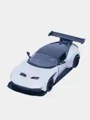 Серый меланж машинка металлическая инерционная Aston Martin Vulcan  KT5407D /Kinsmart/