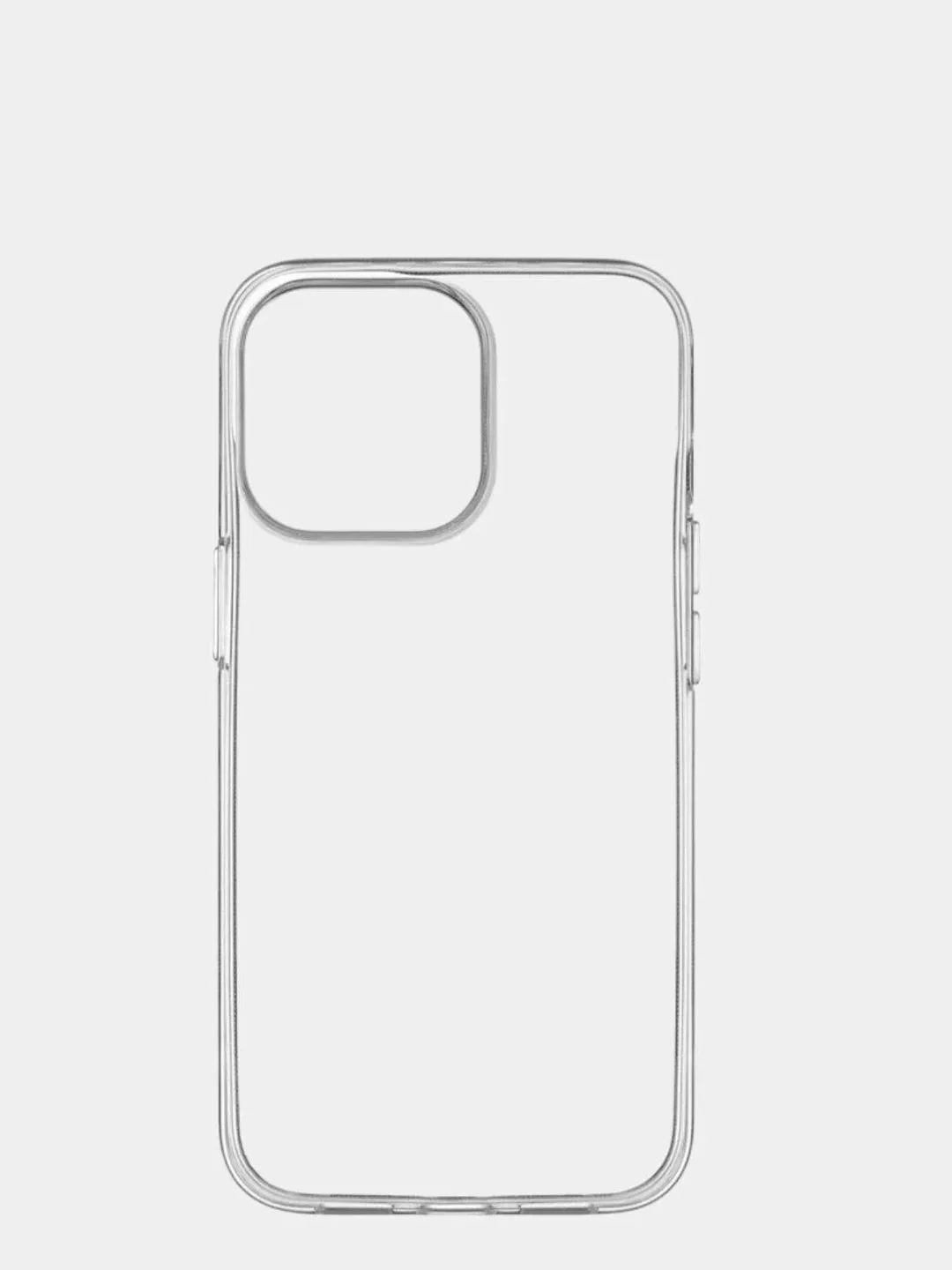 Силиконовый чехол накладка iPhone 13 PRO, прозрачный