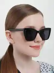 Черный женские солнцезащитные очки с поляризацией UV400/Поляризационные очки.Защита от УФО