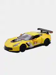 Желтый машинка металлическая инерционная/2016 Corvette C7.R Race Car KT5397 1:36 /Kinsmart/