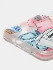 Розовый чехол Huawei P40 Lite, Хуавей П40 Лайт, прозрачный плотный с рисунком и цветной рамкой