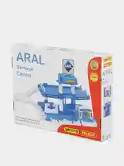 Игровой комплекс детский, паркинг "ARAL-2" 2-уровневый, Полесье игрушки