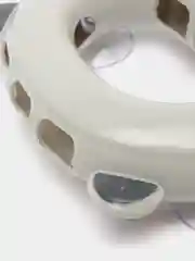 Серый держатель для зубных щеток настенный с присоской