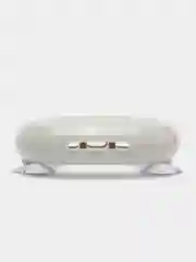 Серый держатель для зубных щеток настенный с присоской
