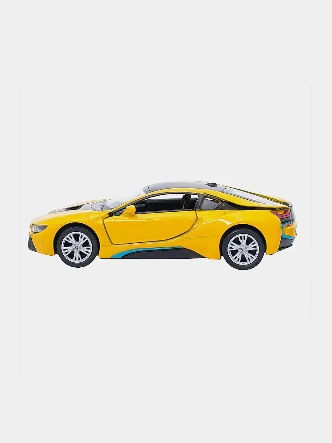 Желтый машинка металлическая BMW i8 BKT5379DA 1:36 /Kinsmart/