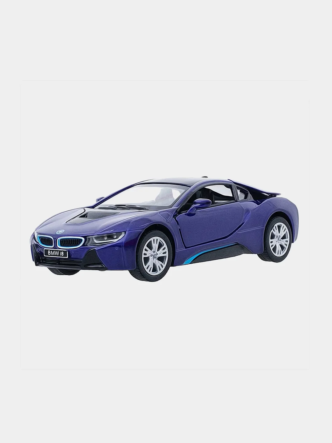 Фиолетовый машинка металлическая BMW i8 BKT5379DA 1:36 /Kinsmart/