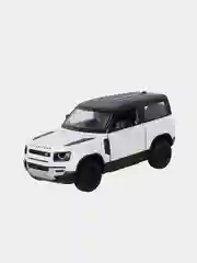 Белый машинка металлическая инерционная/LandRover Defender 90 KT5428D модель  1:36 Kinsmart