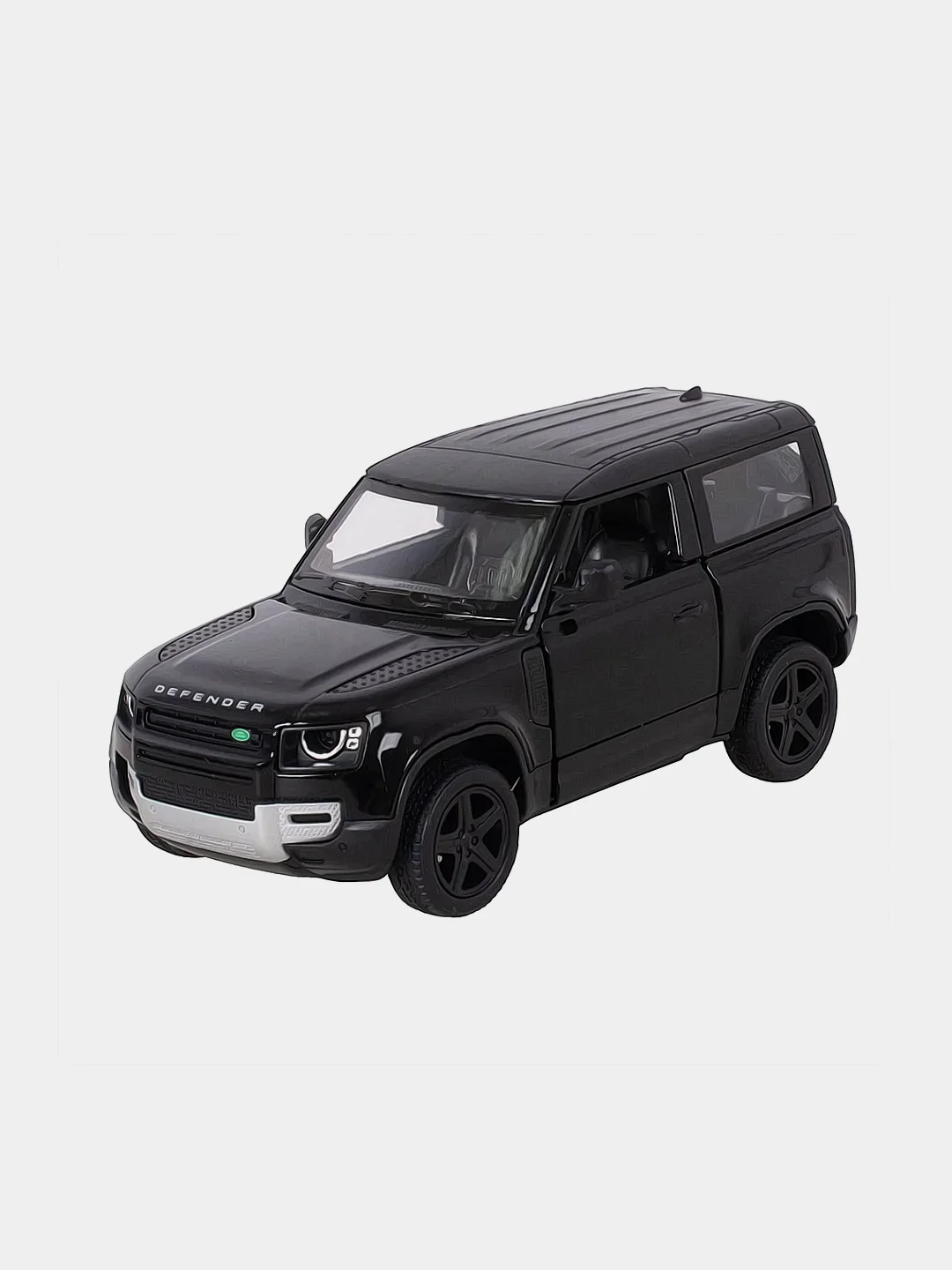 Черный машинка металлическая инерционная/LandRover Defender 90 KT5428D модель  1:36 Kinsmart