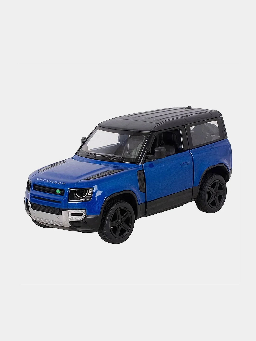 Синий машинка металлическая инерционная/LandRover Defender 90 KT5428D модель  1:36 Kinsmart