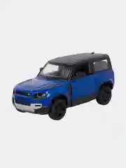 Синий машинка металлическая инерционная/LandRover Defender 90 KT5428D модель  1:36 Kinsmart