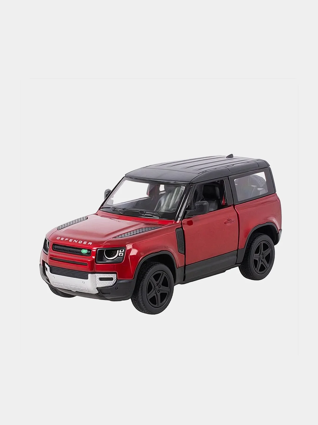 Бордовый машинка металлическая инерционная/LandRover Defender 90 KT5428D модель  1:36 Kinsmart