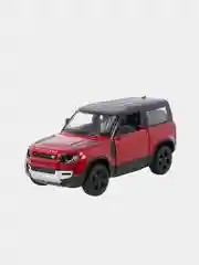 Бордовый машинка металлическая инерционная/LandRover Defender 90 KT5428D модель  1:36 Kinsmart