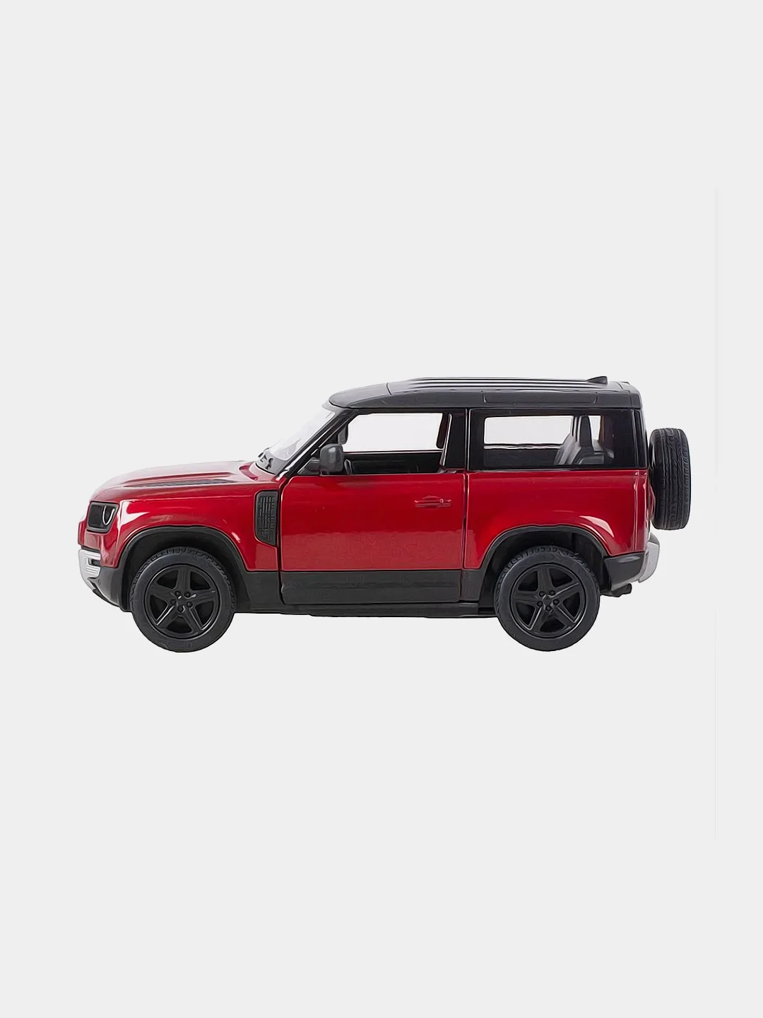 Бордовый машинка металлическая инерционная/LandRover Defender 90 KT5428D модель  1:36 Kinsmart
