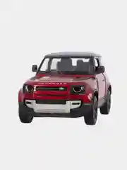 Бордовый машинка металлическая инерционная/LandRover Defender 90 KT5428D модель  1:36 Kinsmart