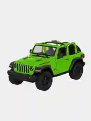 Зеленый машинка металлическая инерционная/2018 Jeep Wrangler (Open Top) KT5412DA 1:34 /Kinsmart/