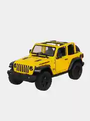 Желтый машинка металлическая инерционная/2018 Jeep Wrangler (Open Top) KT5412DA 1:34 /Kinsmart/
