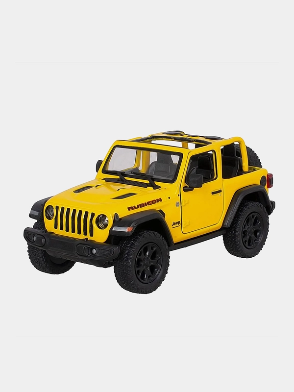 Машинка металлическая инерционная/2018 Jeep Wrangler (Open Top) KT5412DA 1:34 /Kinsmart/