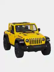 Желтый машинка металлическая инерционная/2018 Jeep Wrangler (Open Top) KT5412DA 1:34 /Kinsmart/