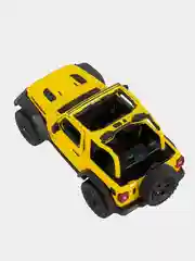Желтый машинка металлическая инерционная/2018 Jeep Wrangler (Open Top) KT5412DA 1:34 /Kinsmart/