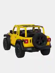 Желтый машинка металлическая инерционная/2018 Jeep Wrangler (Open Top) KT5412DA 1:34 /Kinsmart/
