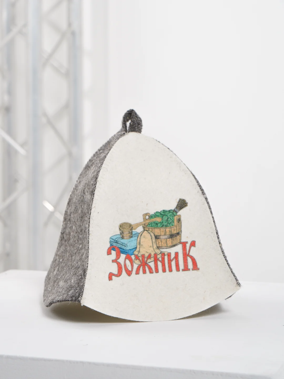 Шапка для бани с принтом "Зожник"