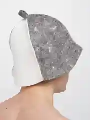 Шапка для бани с принтом "Зожник"