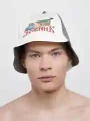 Шапка для бани с принтом "Зожник"