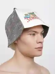 Шапка для бани с принтом "Зожник"