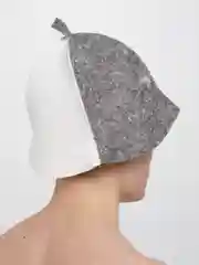 Шапка для бани с принтом "Банька"