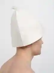 Шапка для бани и сауны, с вышивкой "Любимый муж", шерсть / войлок