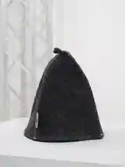 Шапка для бани и сауны с вышивкой "Лучший банщик", из войлока серого