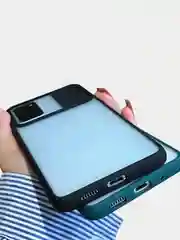 Черный чехол для Samsung Note 10E с защитой камеры