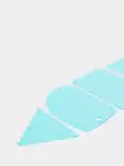 Бирюзовый шпатели кондитерские набор , нож для резки теста