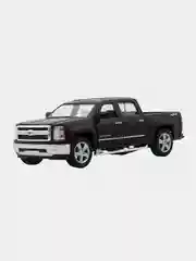 Черный машинка металлическая инерционная/2014 Chevrolet Silverado KT5381D 1:46 /Kinsmart/