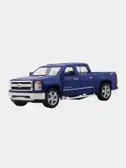 Синий машинка металлическая инерционная/2014 Chevrolet Silverado KT5381D 1:46 /Kinsmart/