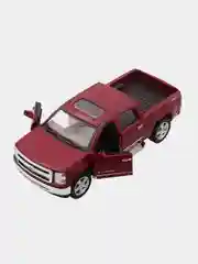 Бордовый машинка металлическая инерционная/2014 Chevrolet Silverado KT5381D 1:46 /Kinsmart/