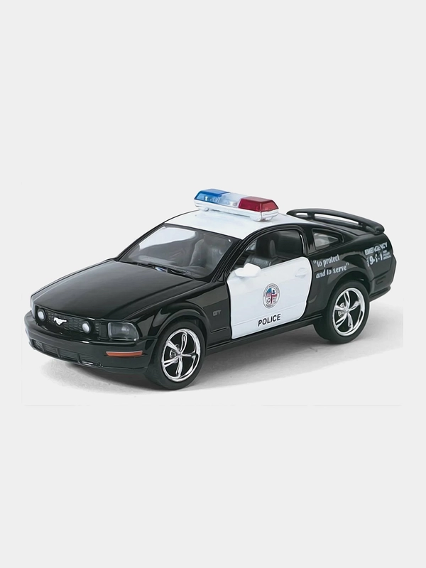 Машинка металлическая инерционная/2006 Ford Mustang GT (Police) KT5091DP /Kinsmart/