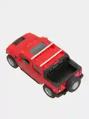 Красный машинка металлическая инерционная/Hummer H2 KT5097 1:40 /Kinsmart/