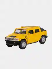 Желтый машинка металлическая инерционная/Hummer H2 KT5097 1:40 /Kinsmart/