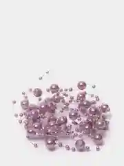 Лавандовый бусины на леске, жемчужная нить, 3/8 мм, 2 штуки